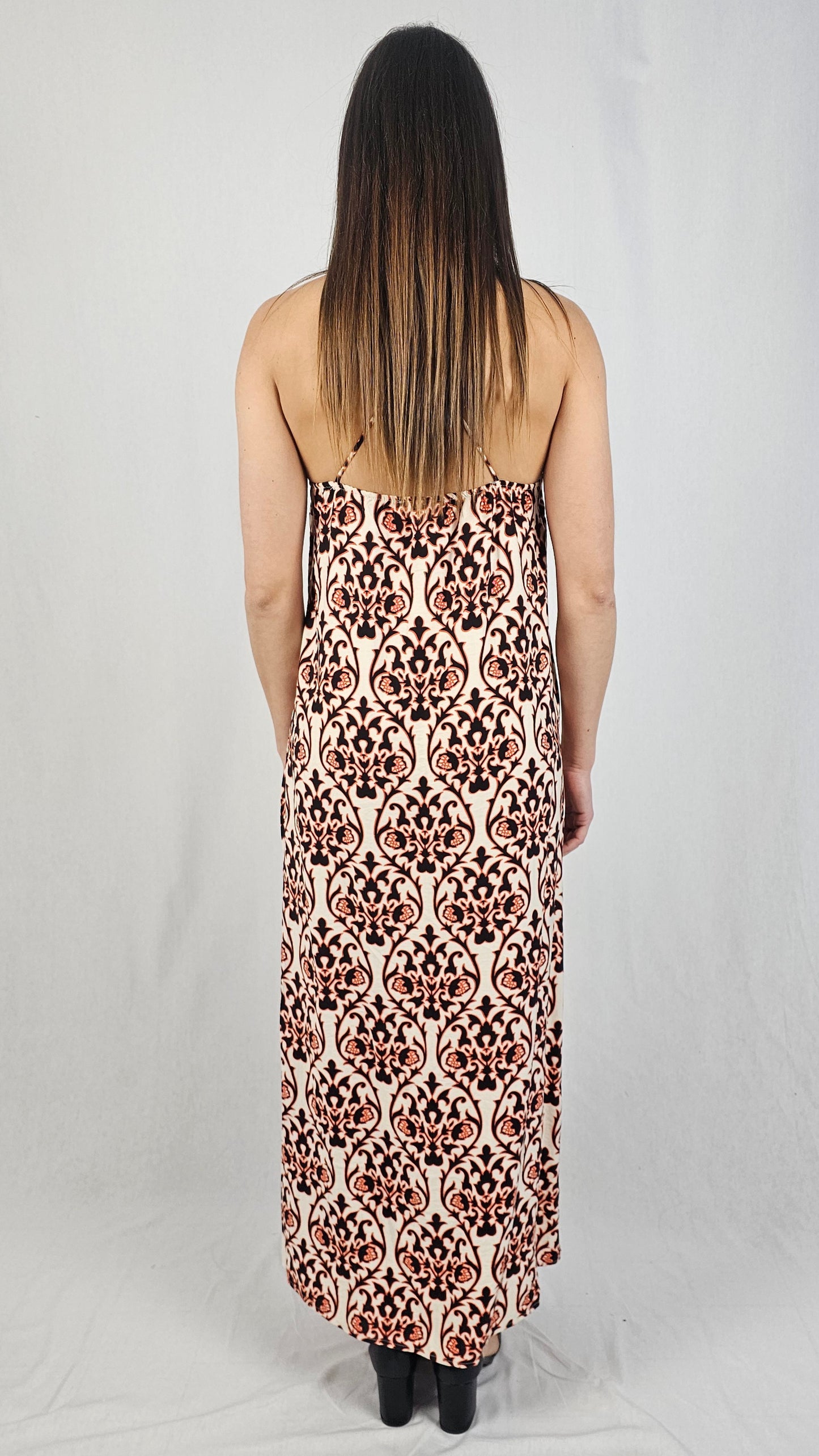 Robe longue bohème imprimée - MAEVA
