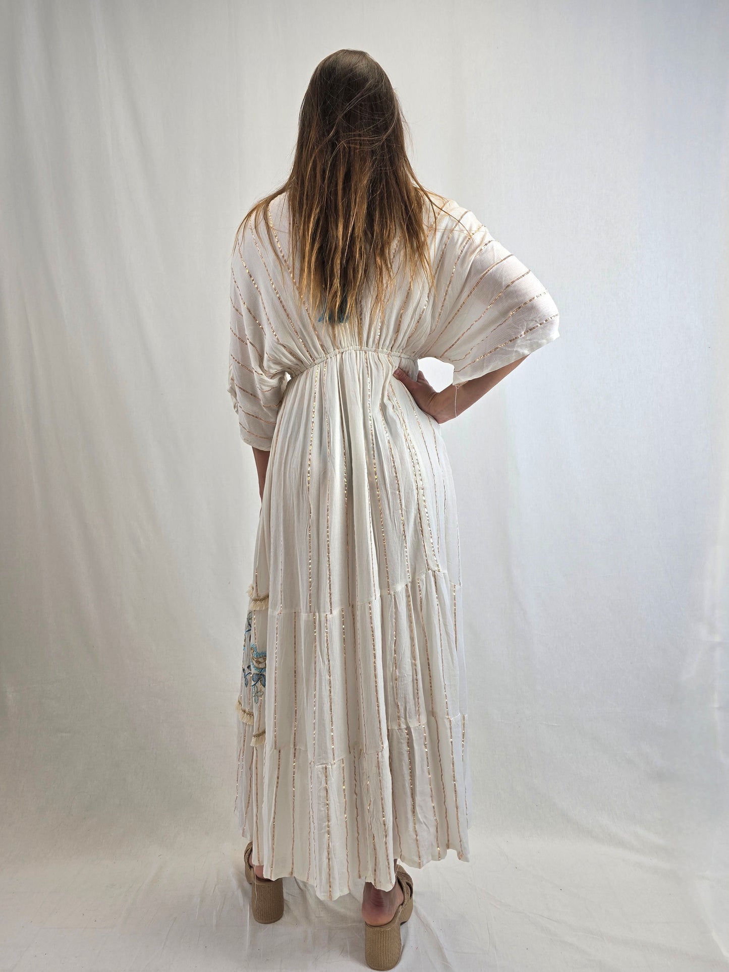 Robe longue bohème brodé SOHANE