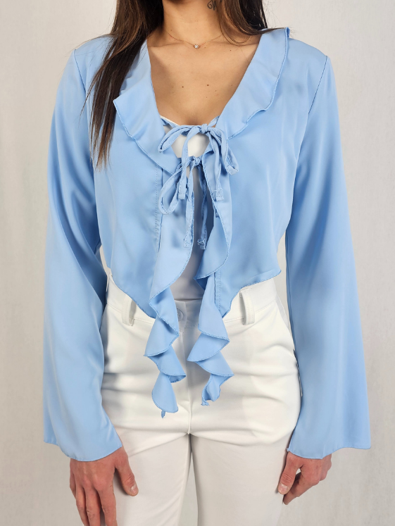 Blouse Romance Bleue - DAÎRA