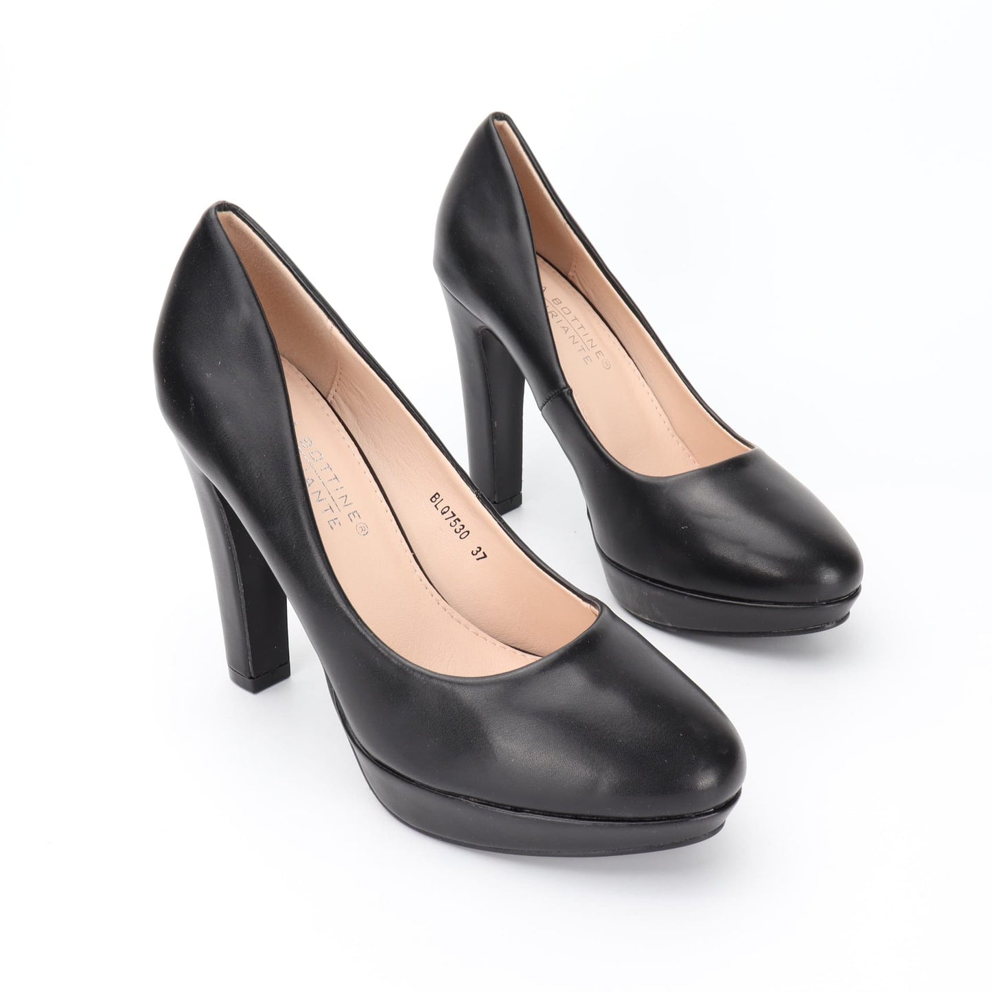 Escarpins à plateforme noirs – ZIA