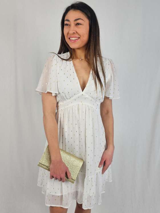 Robe blanche bohème - ELONA