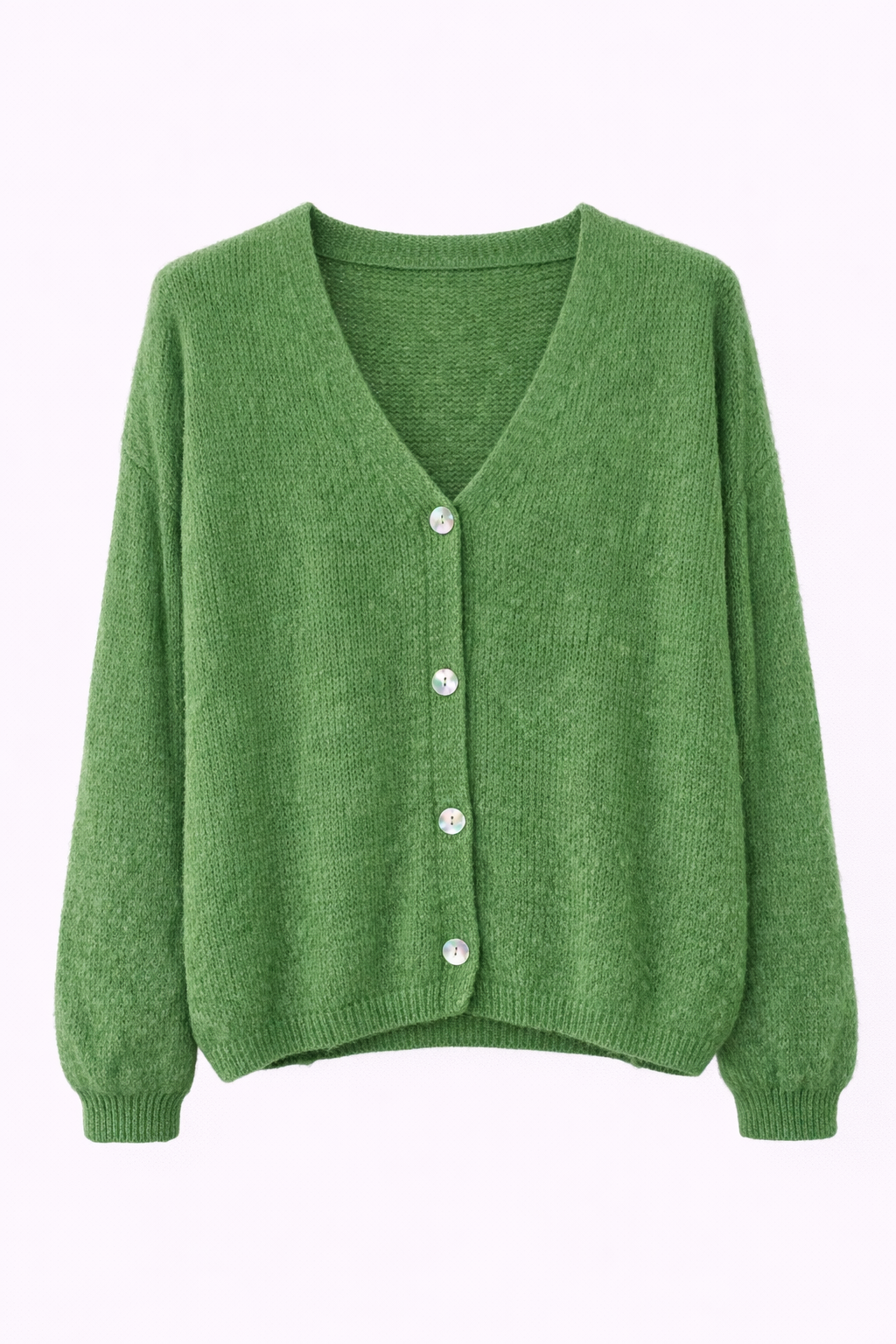 Gilet en maille boutonné col V