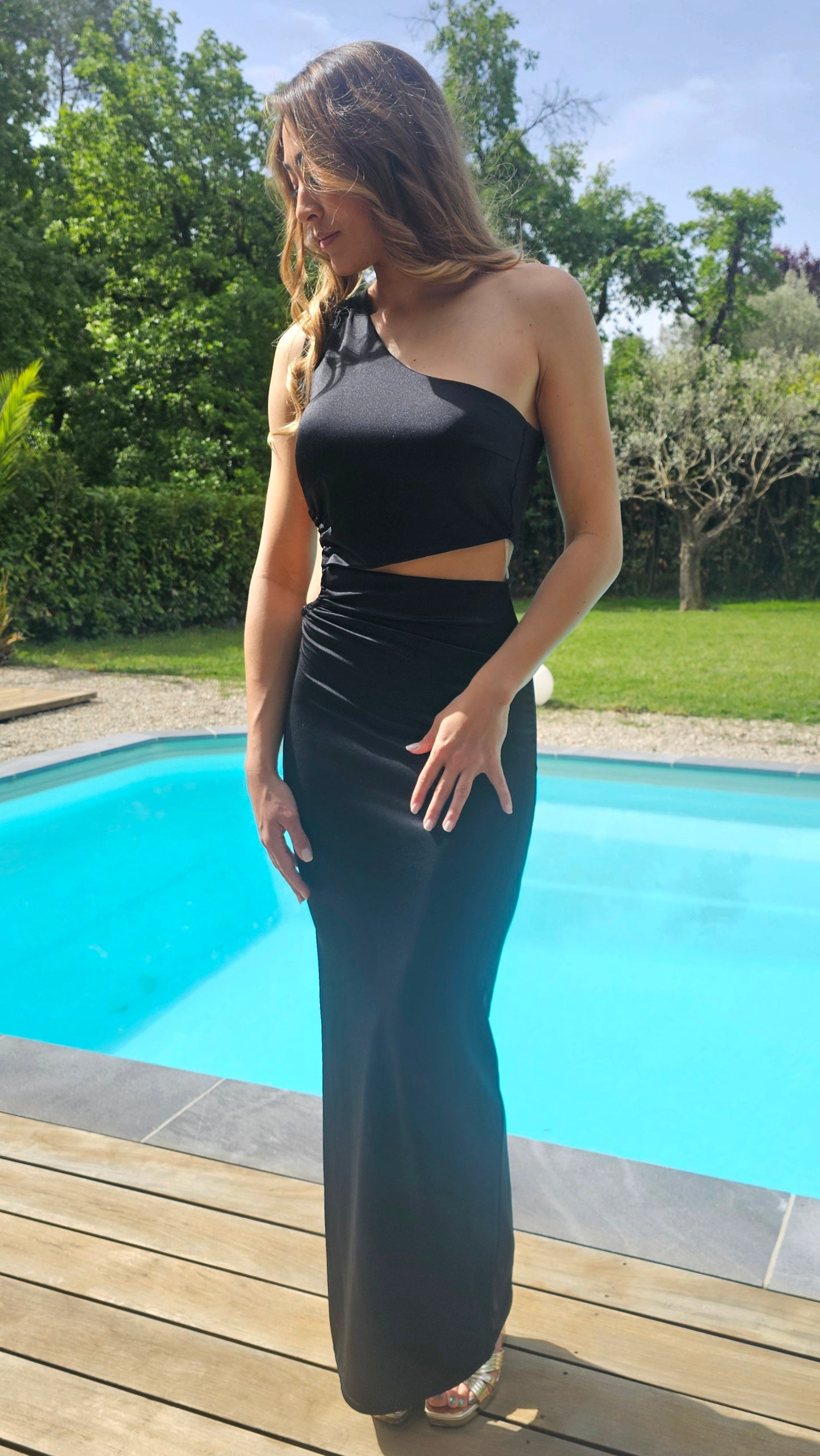 Robe satiné - LIYA