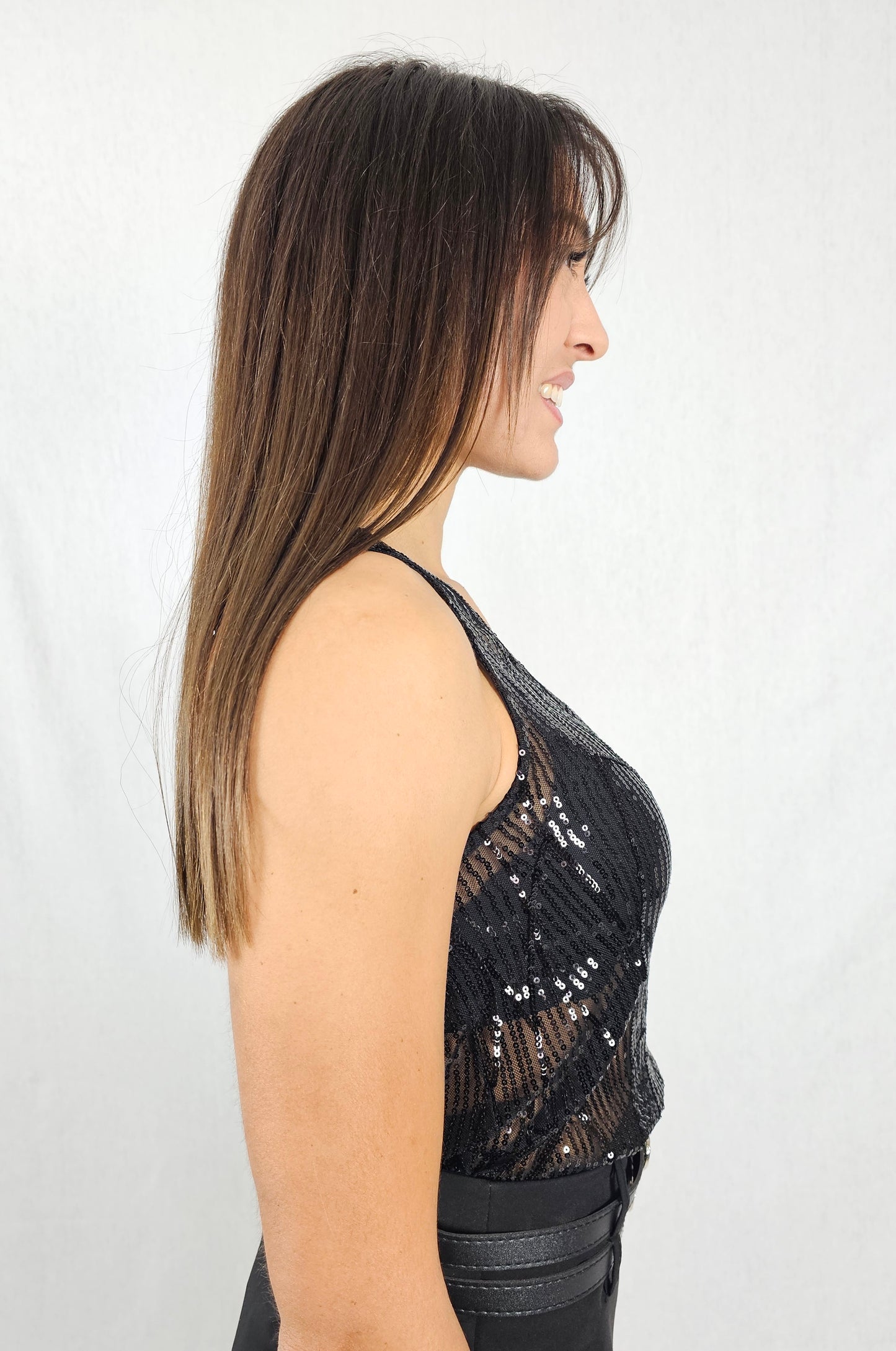Haut noir en sequins - MEGAN JDY