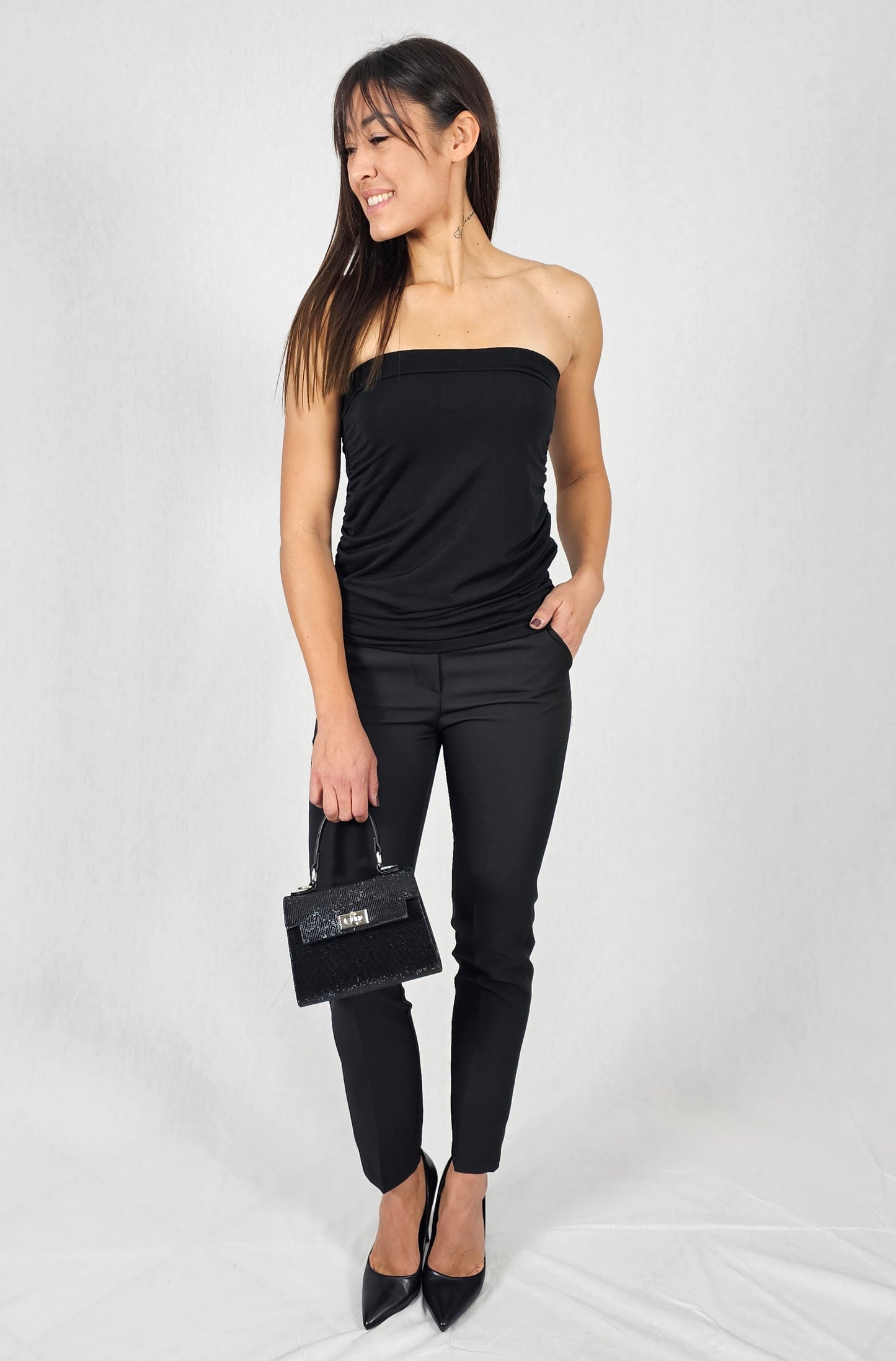 Top bustier noir - LANA