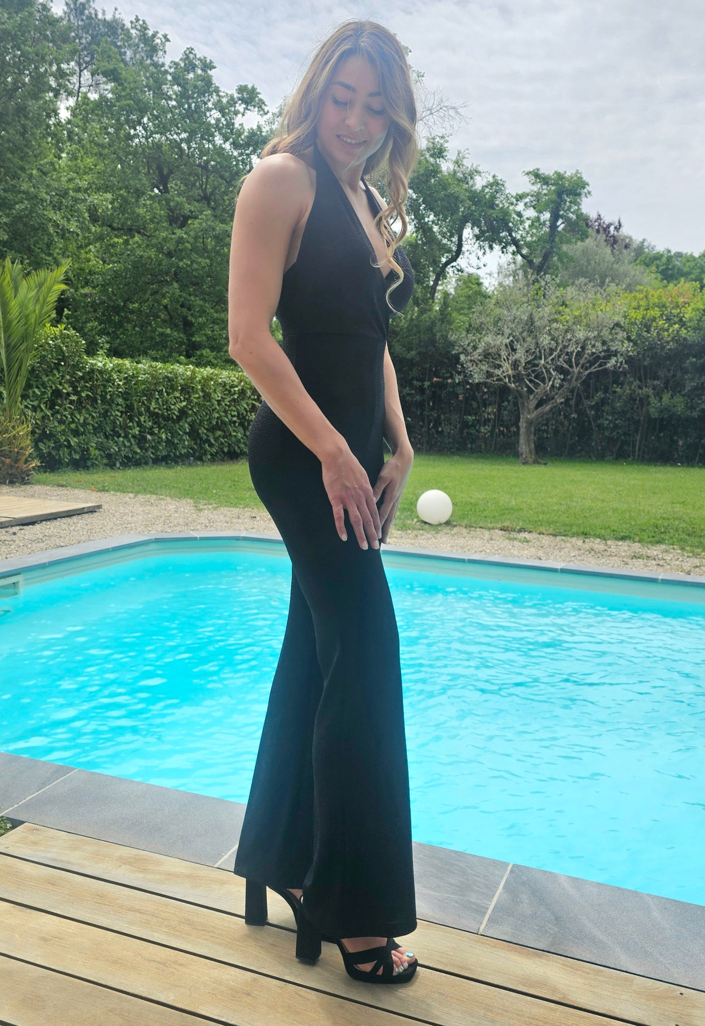 Combi-pantalon paillettes - SOFIA