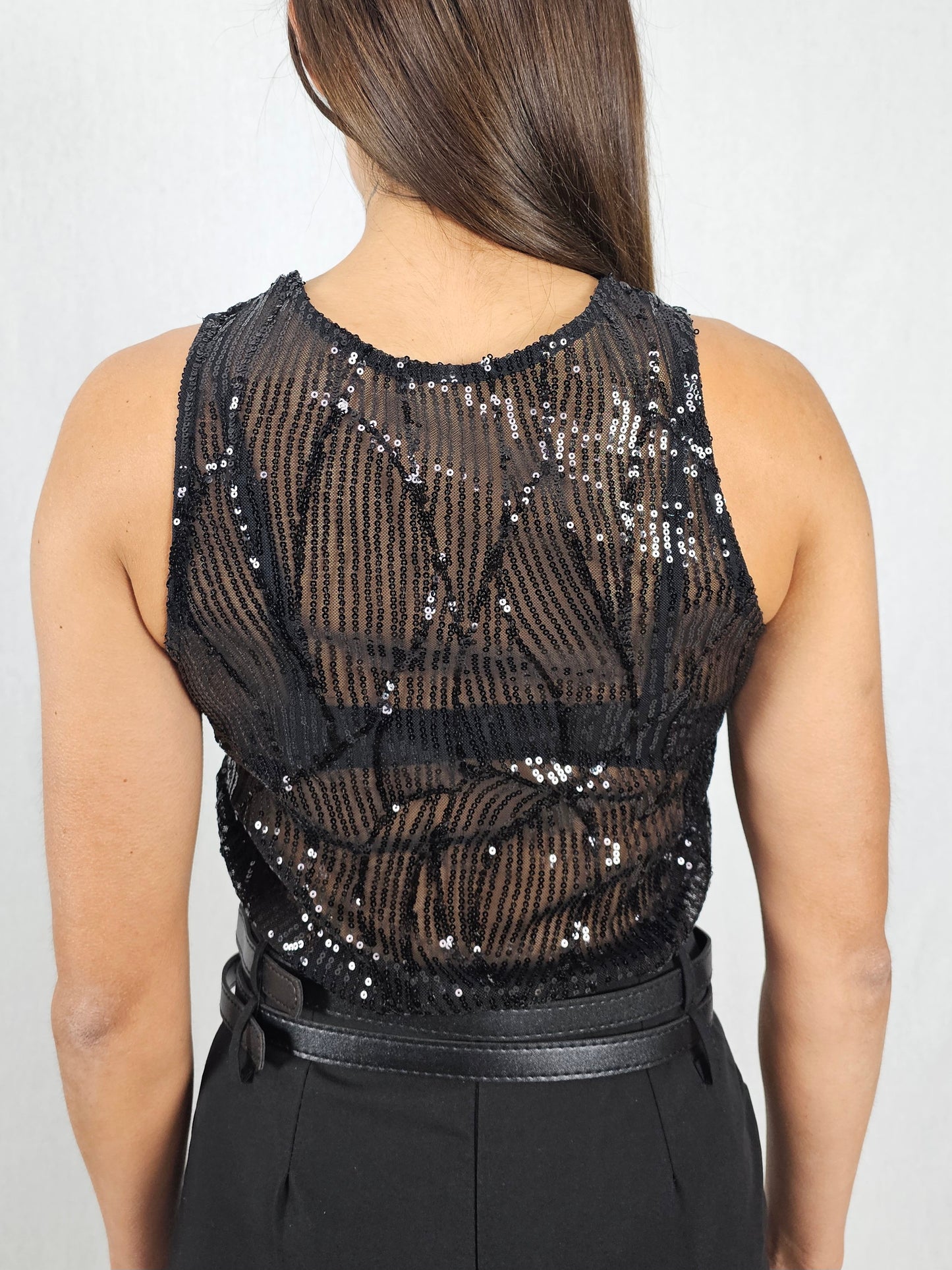 Haut noir en sequins - MEGAN JDY