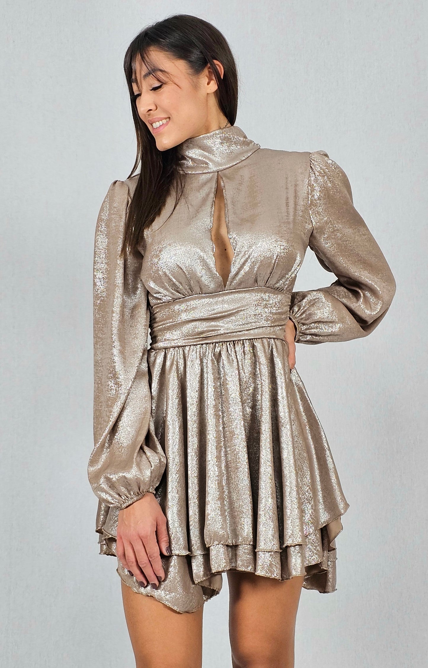 Robe dos nu avec noeud - ANAE