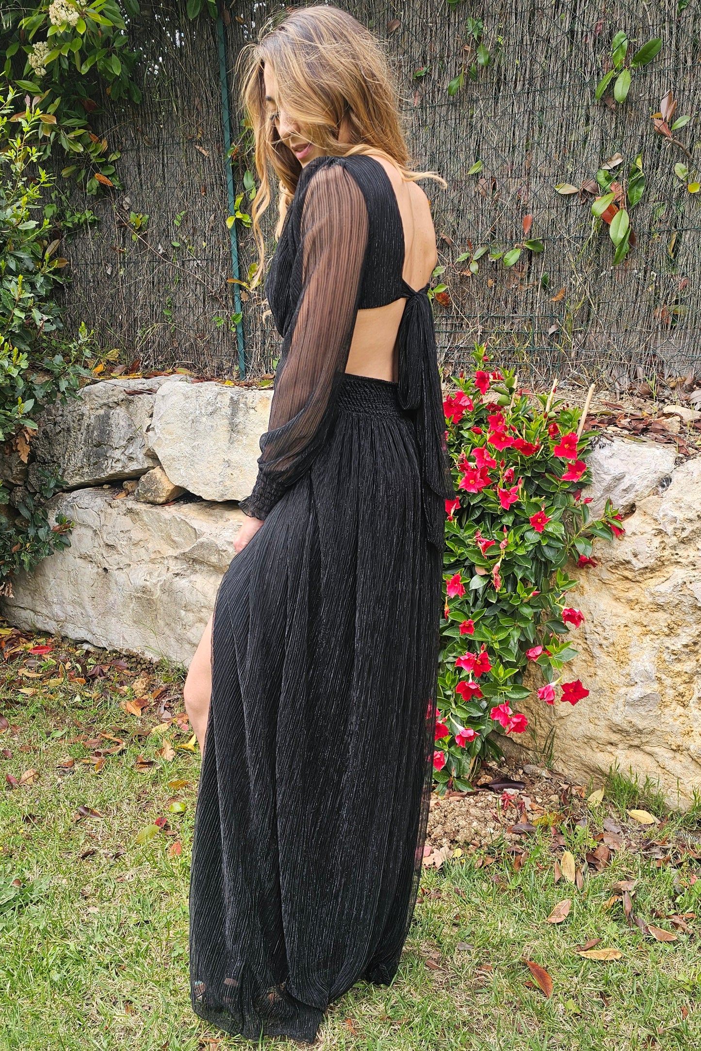 Robe cocktail à paillettes - AMANDINE
