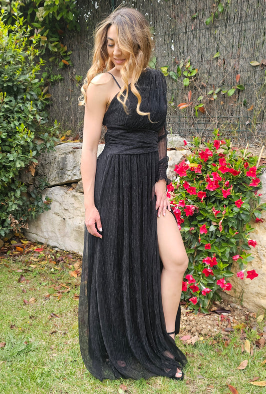 Robe cocktail à paillettes - AMANDINE