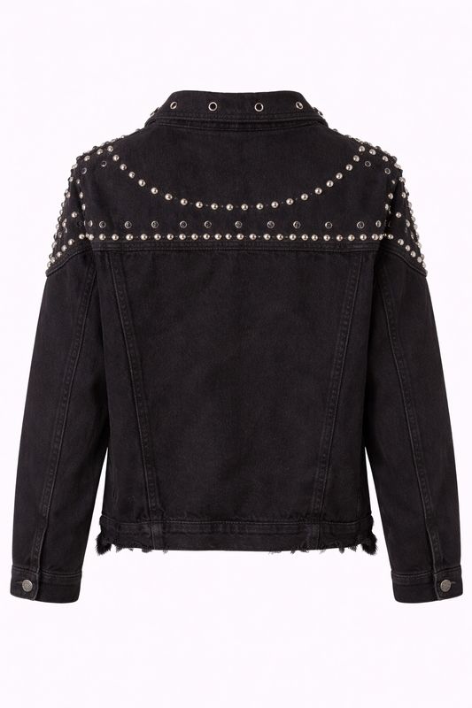 Veste cloutée – Coupe oversize