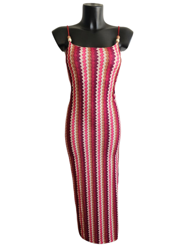 Robe fine bretelle bijoux