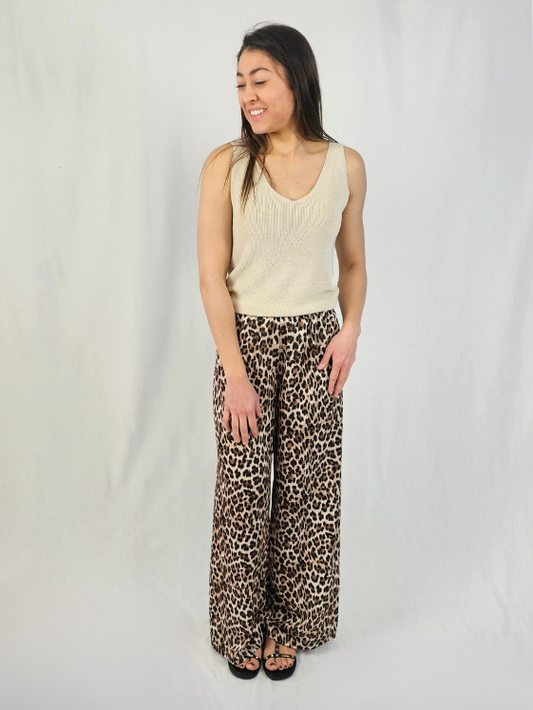 Pantalon Léopard Fluide - SAFA