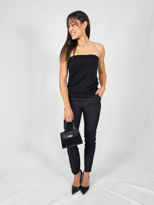 Top bustier noir LANA