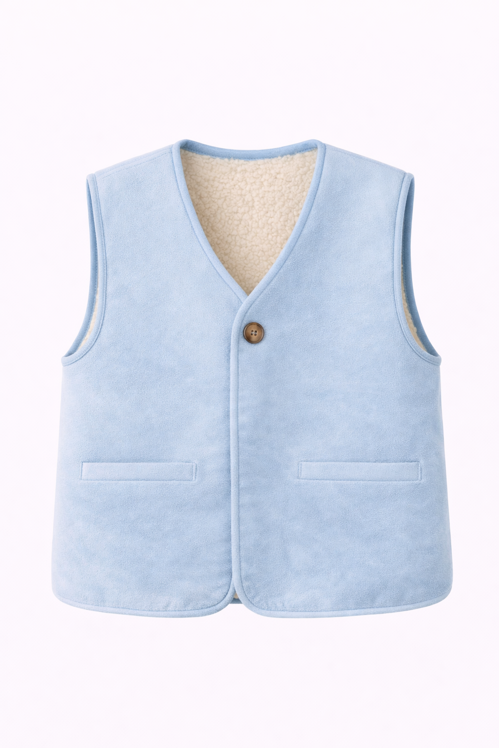 Gilet sans manches effet teddy reversible - TEDDY