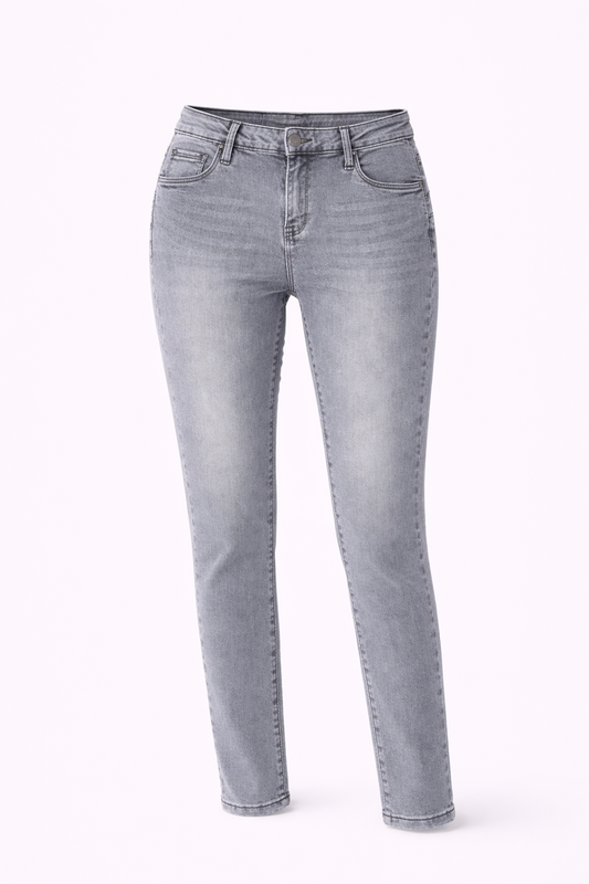 Jean slim taille haute