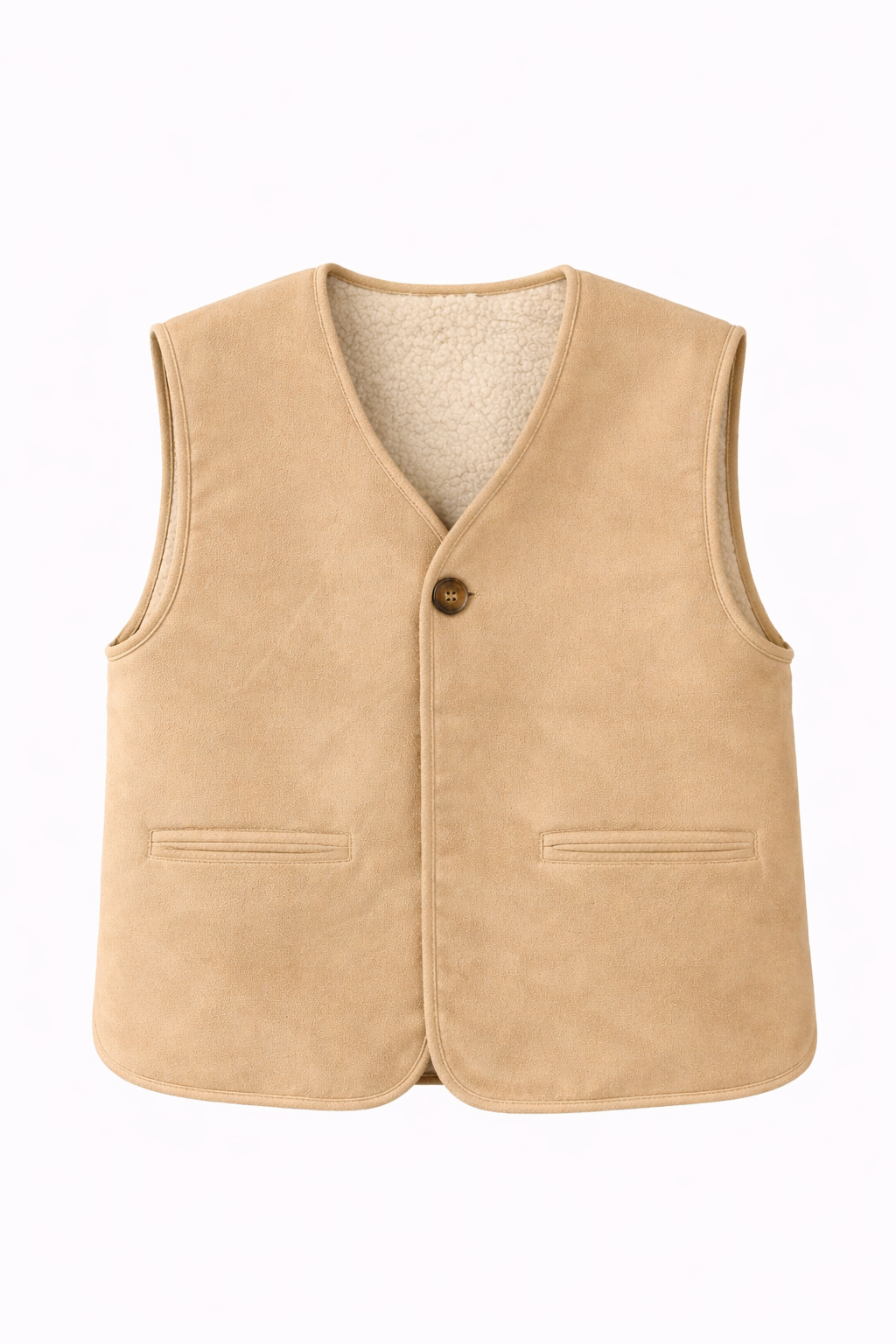 Gilet sans manches effet teddy reversible - TEDDY