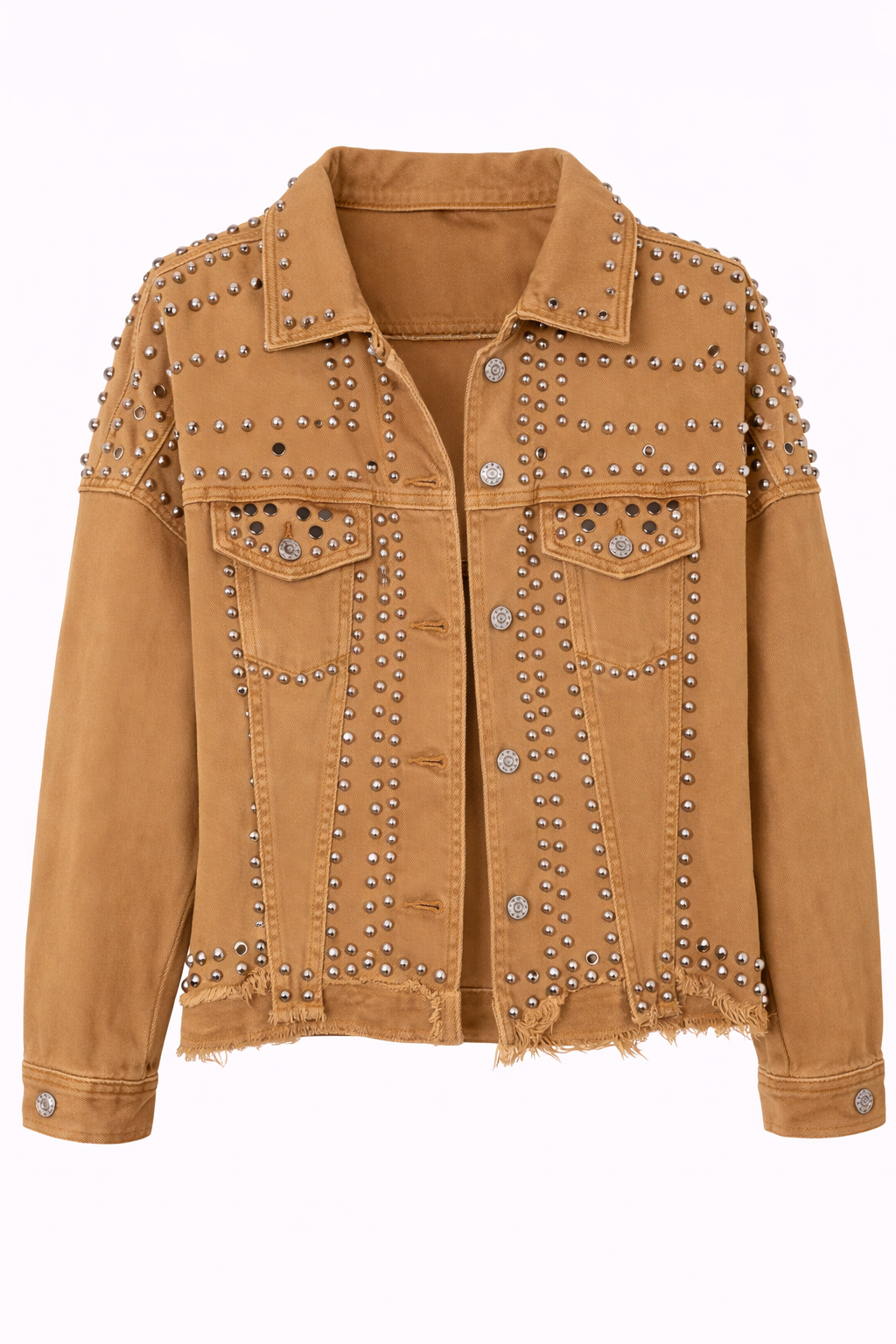 Veste cloutée – Coupe oversize