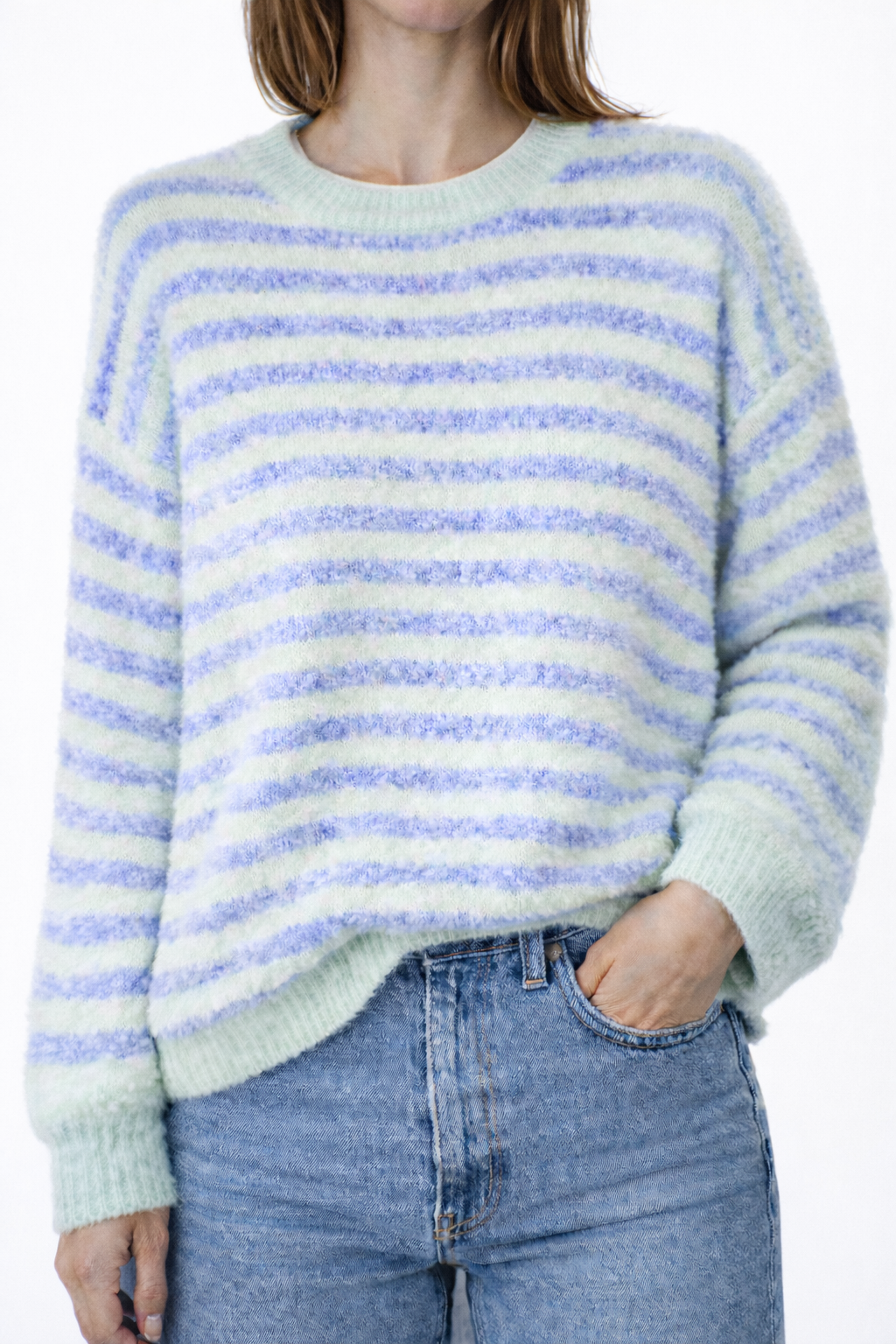 Pull Rayé Duveteux - DEBBY