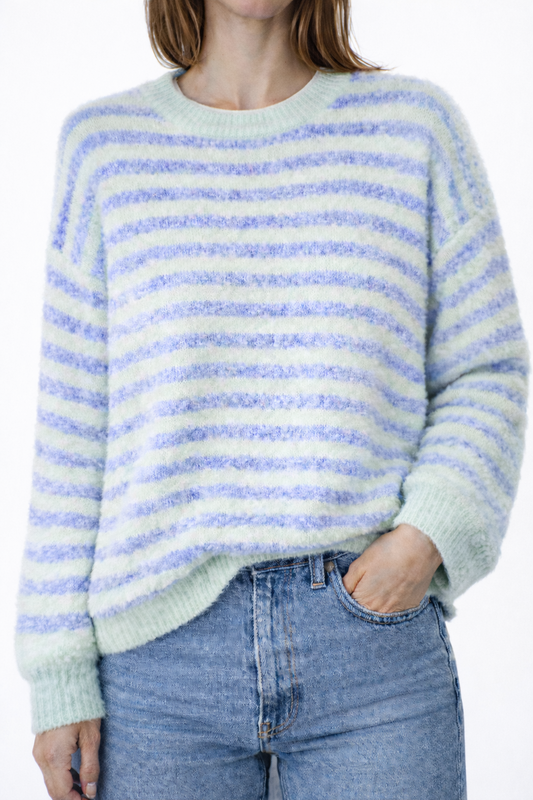 Pull Rayé Duveteux - DEBBY