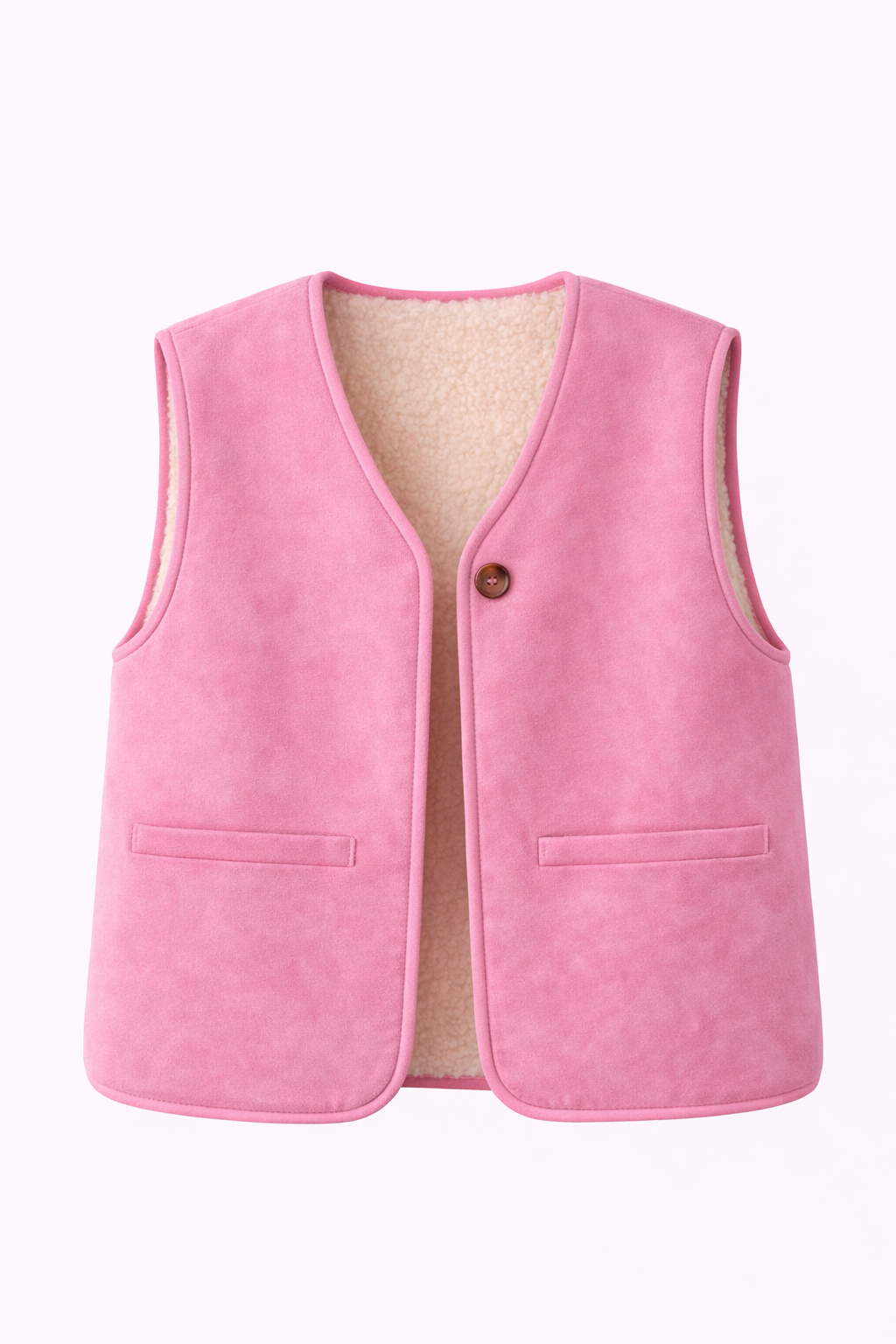 Gilet sans manches effet teddy reversible - TEDDY