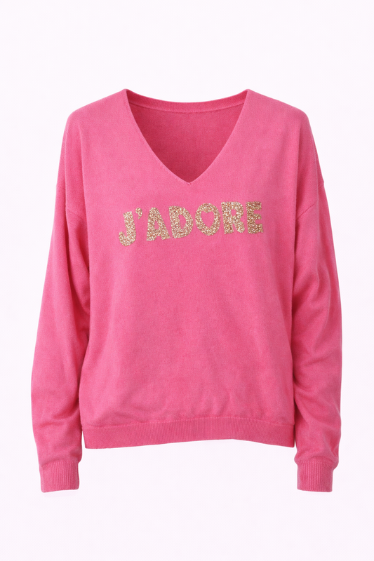 Pull “J’Adore” – ROSE