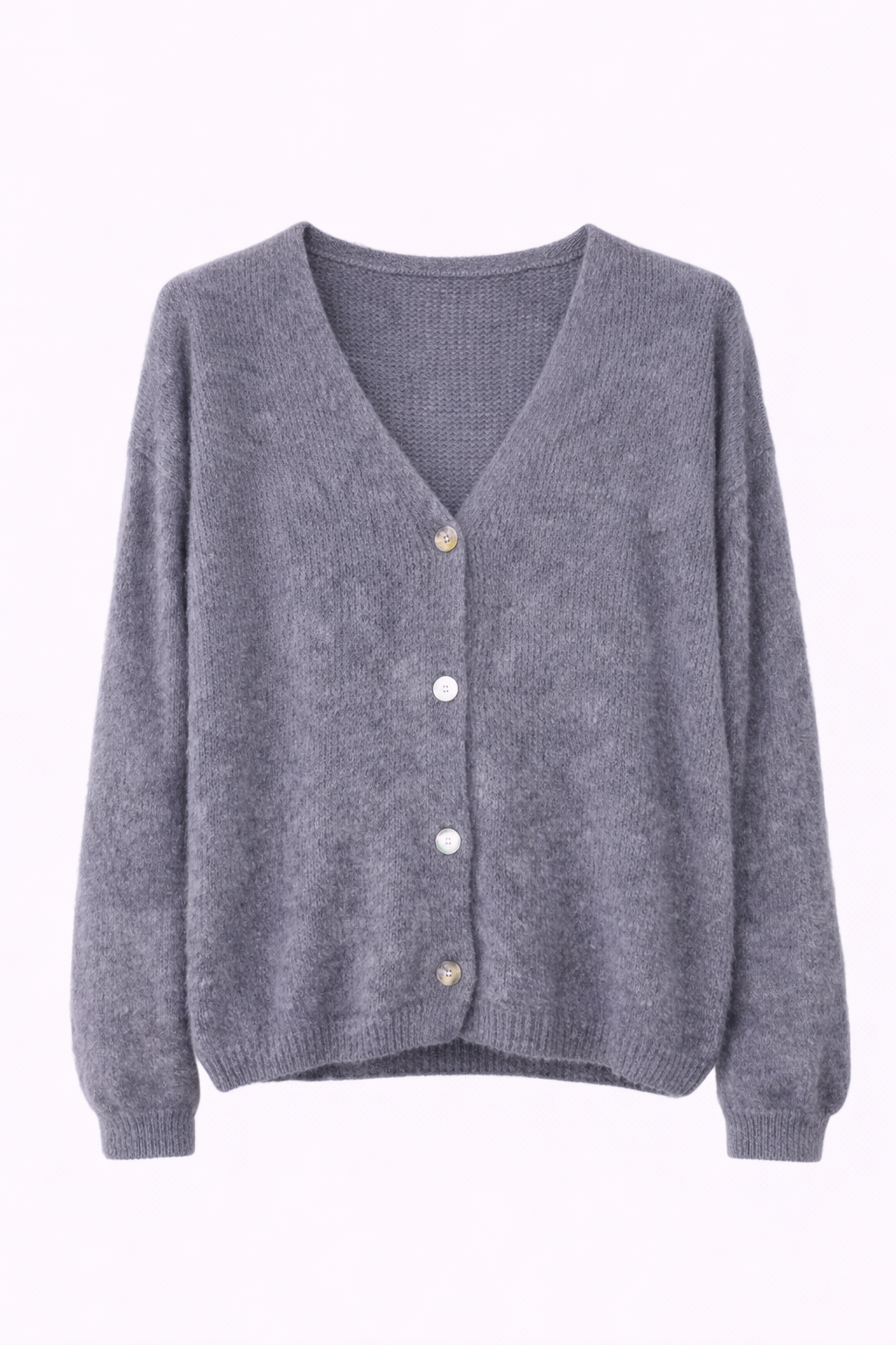 Gilet en maille boutonné col V